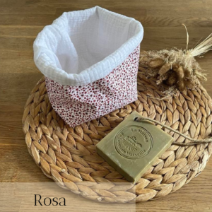 Grande panière de rangement "romantique"