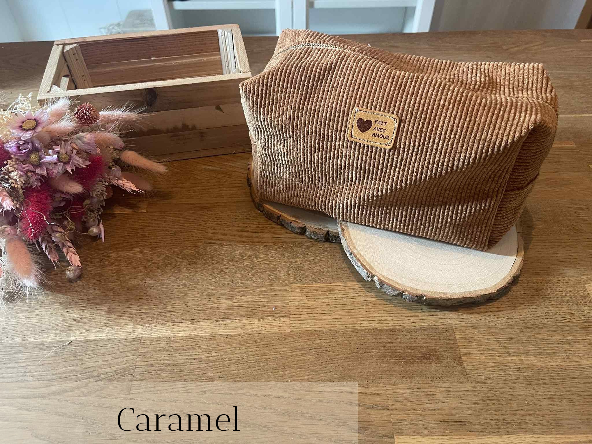 Trousse de toilette - L’Élégante Côtelée